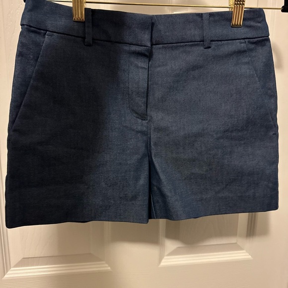 LOFT Blue Bermuda Shorts Tailored Fit - Picture 1 of 8